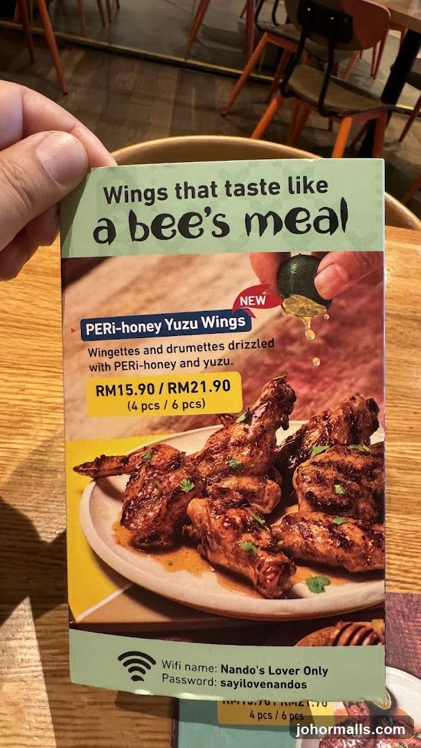 Handheld Menu Card