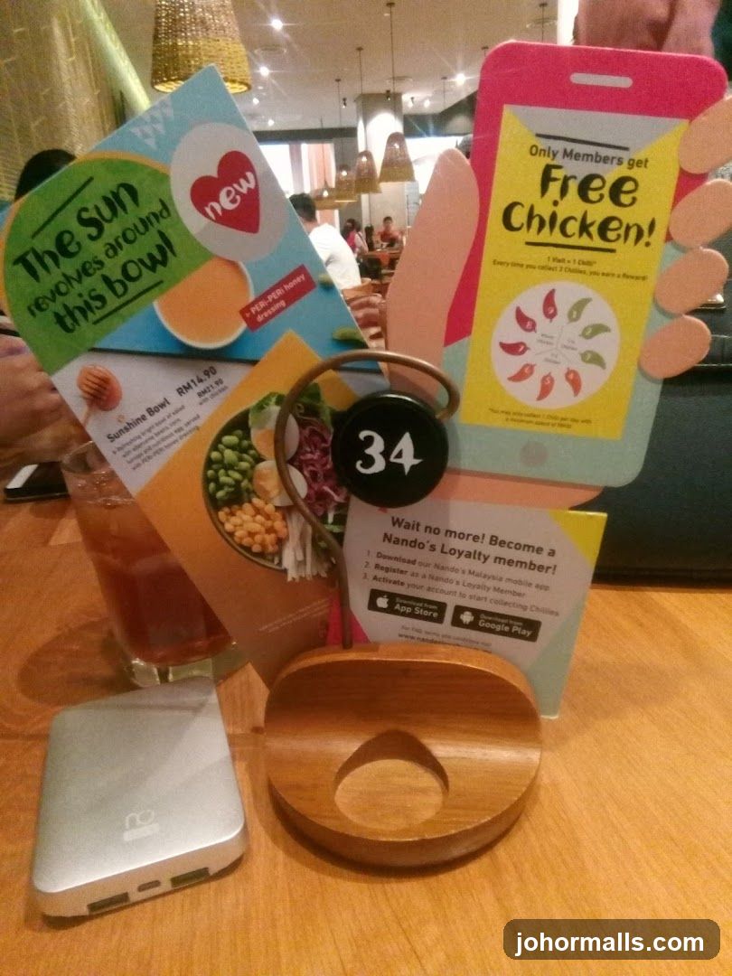 Nando's Loyalty Promotion Display