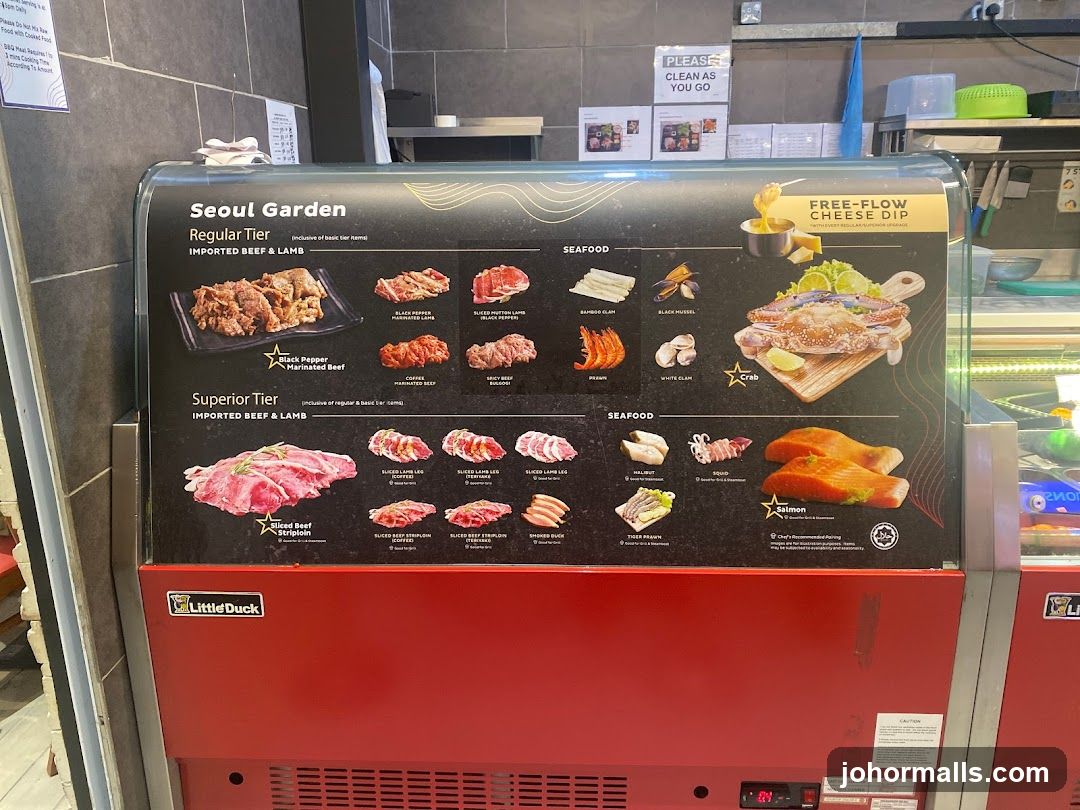 Seoul Garden Menu