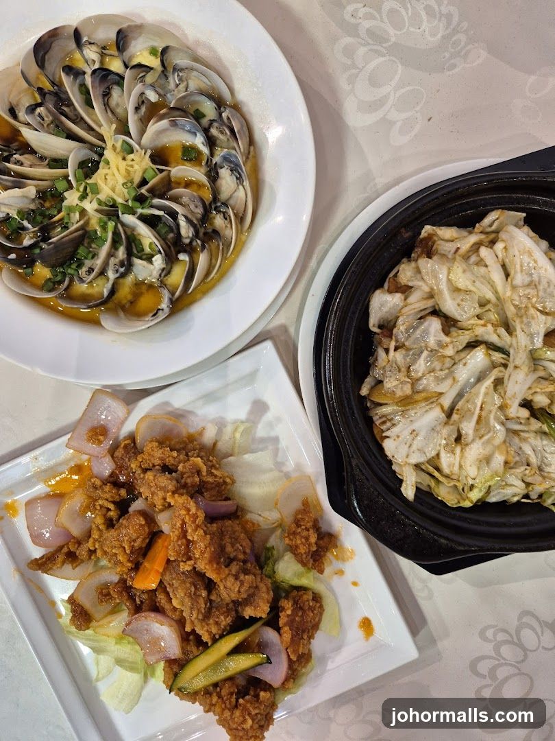 Three Dishes of Food