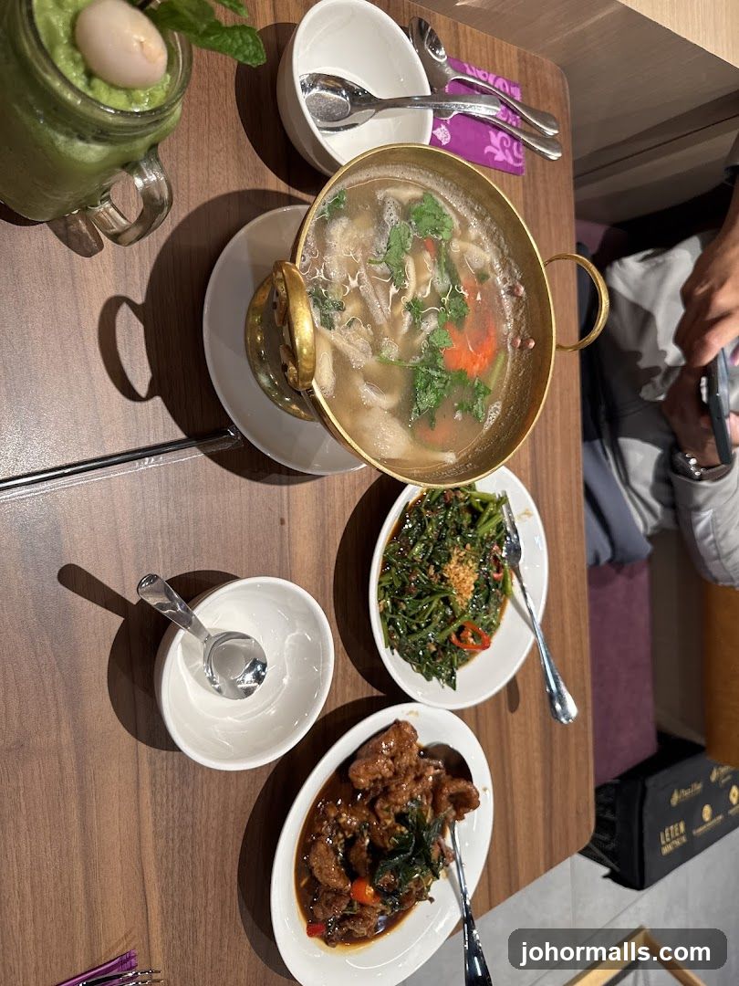 Table with Food and Drink