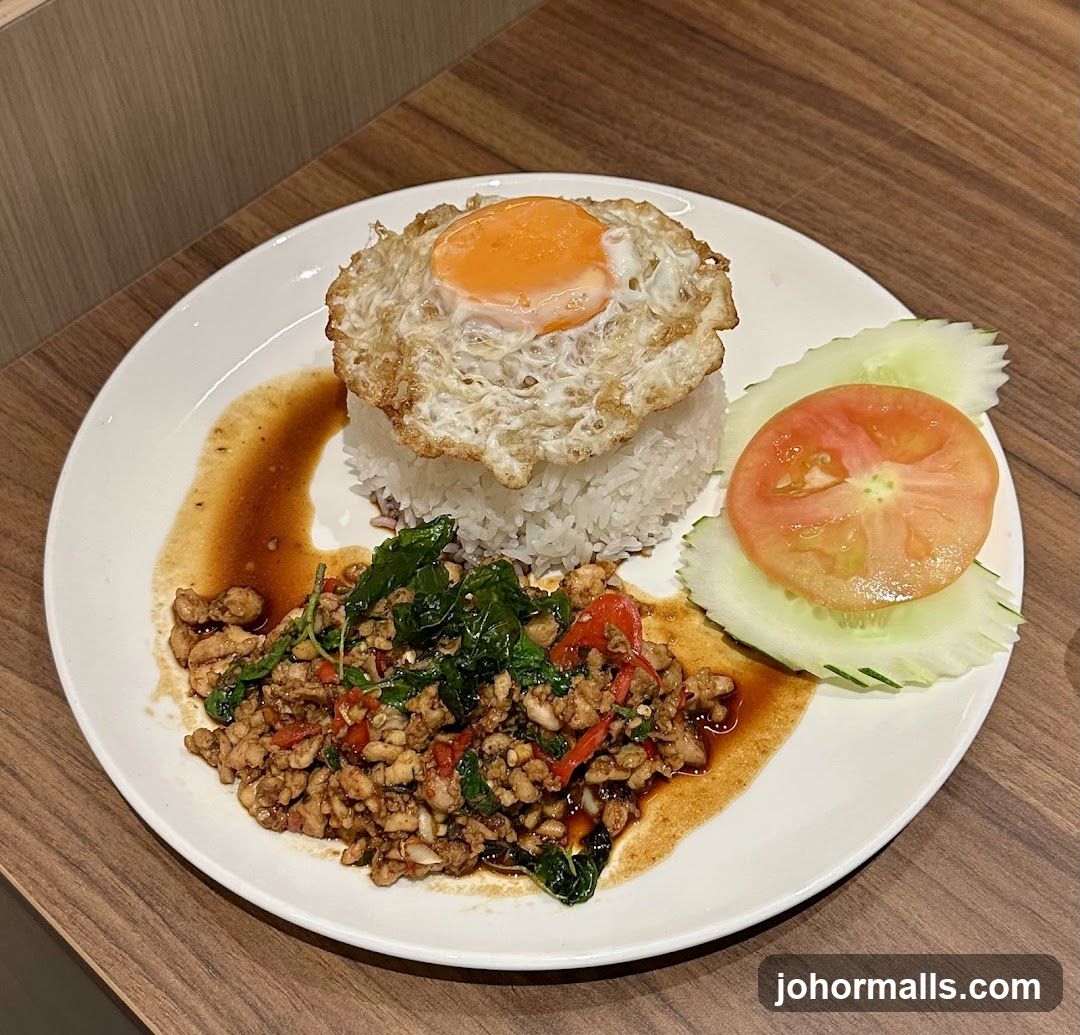 Thai Basil Chicken with Fried Egg