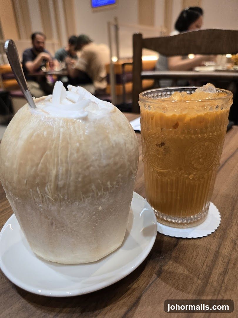 Coconut and Thai Iced Tea
