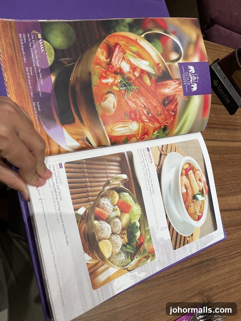 Soup Menu