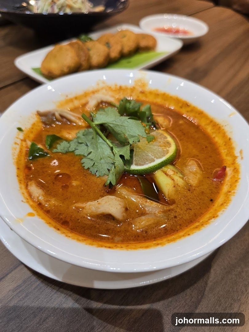 Tom Yum Soup and Fish Cakes