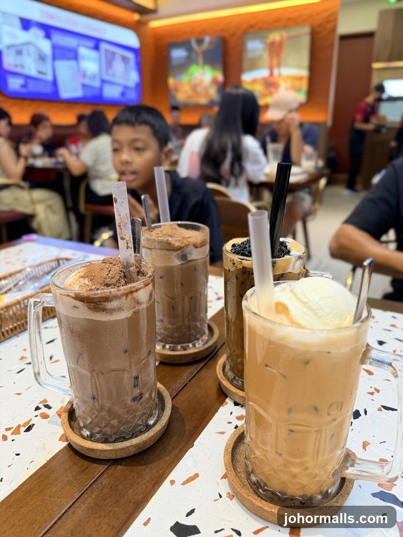Iced Drinks at a Cafe