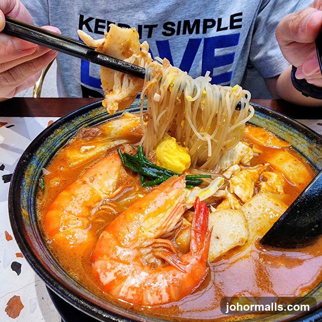 Noodle Soup with Shrimp