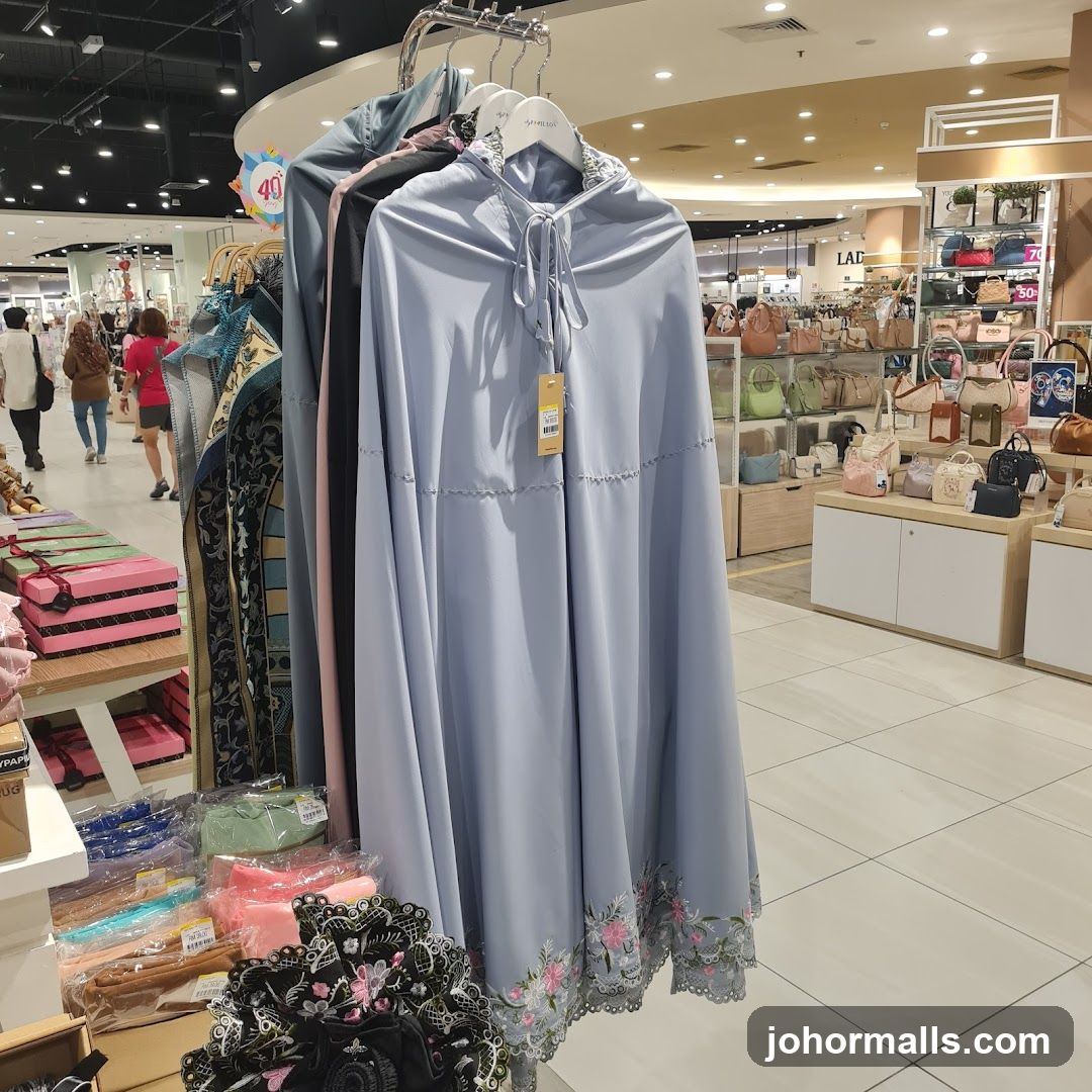 Clothing display in a store