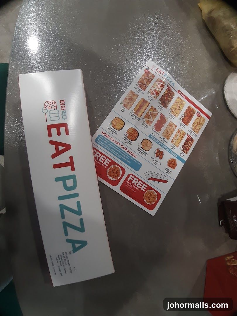 Pizza Box and Menu