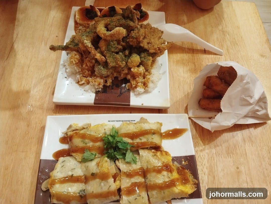 Fried Snacks and Rice