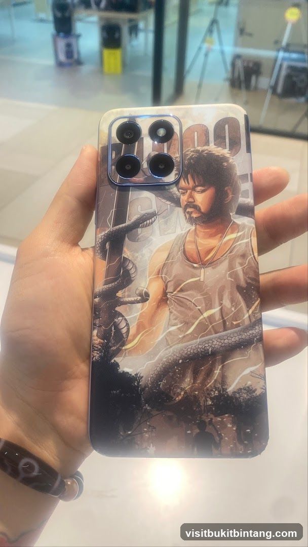 Phone case with movie character design