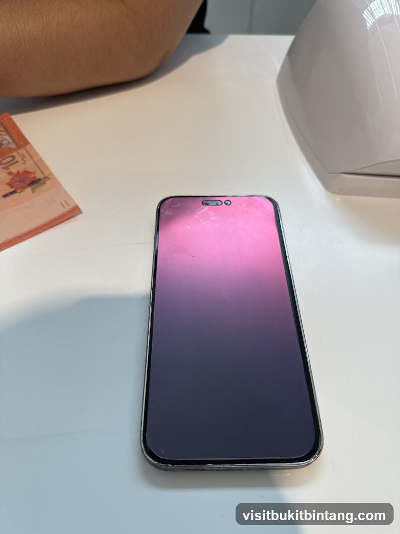 Smartphone with screen protector