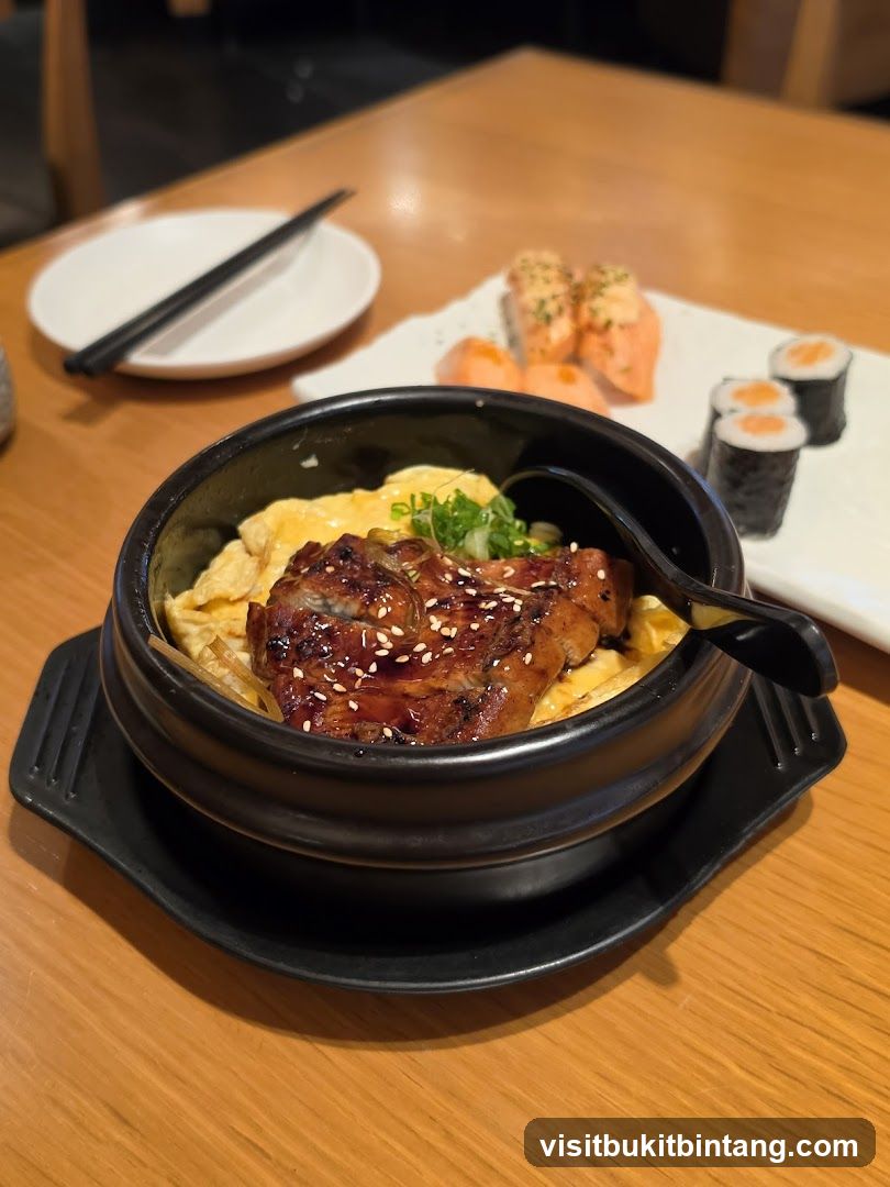 Unagi Donburi and Sushi