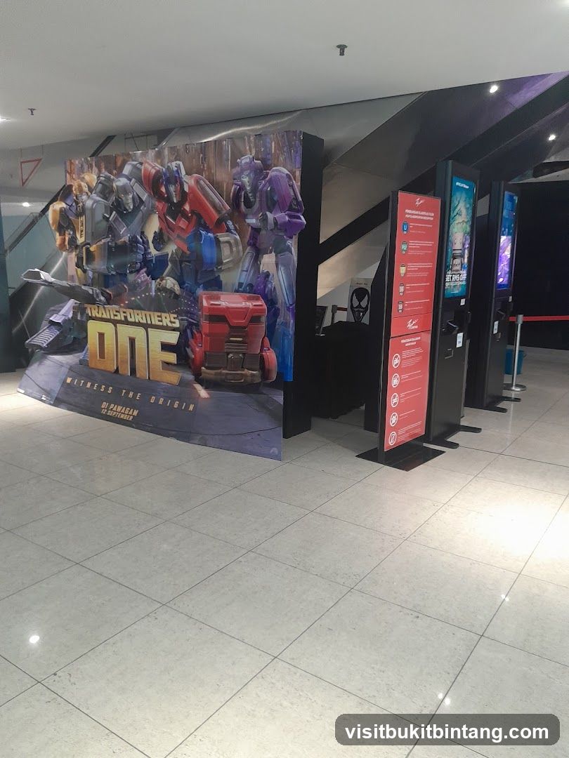 Transformers One promotional display