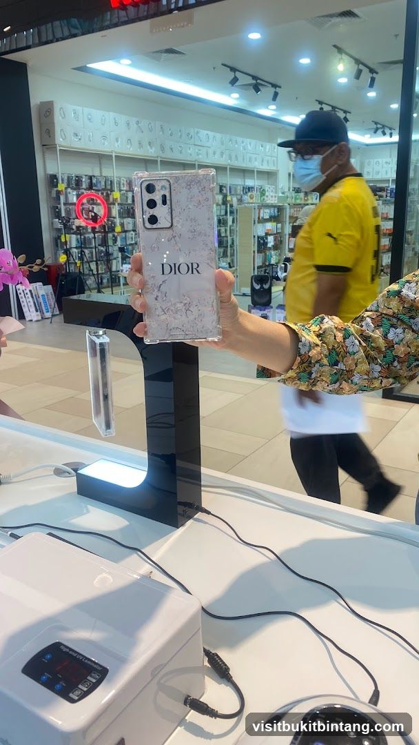 Dior Phone Case Display