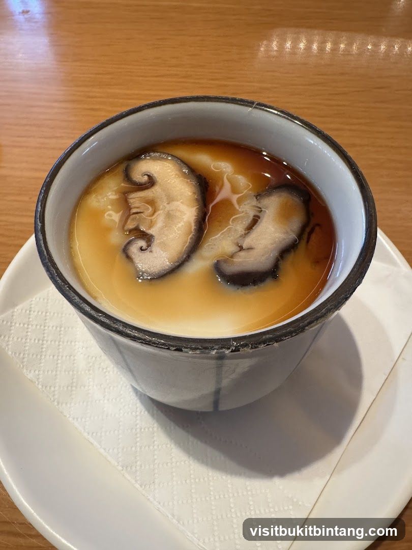 Chawanmushi with Shiitake Mushrooms