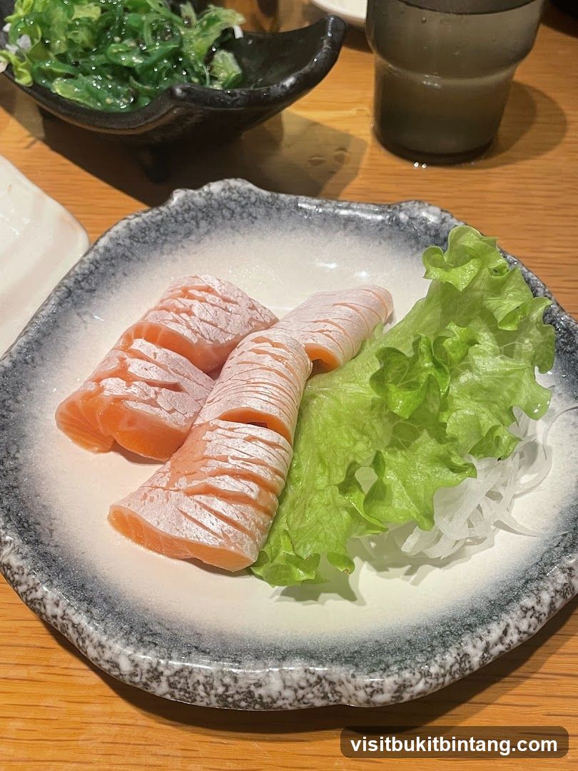 Salmon Sashimi Platter