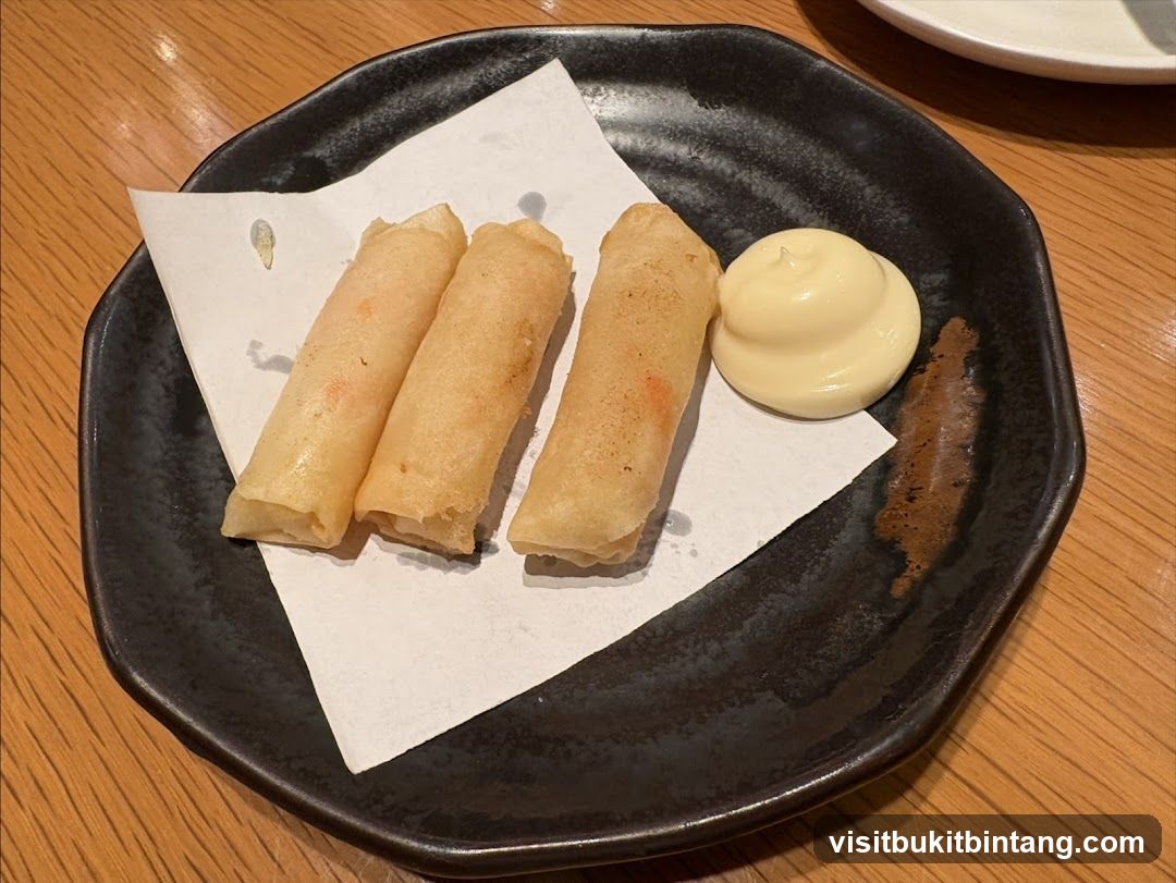 Spring Rolls with Mayonnaise