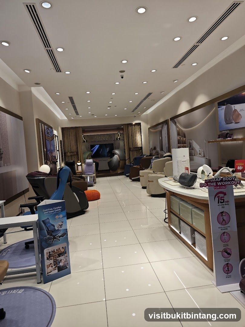 Massage Chair Store Interior