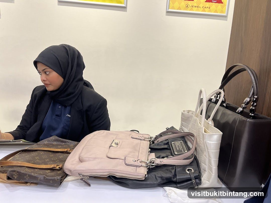 Woman with Handbags