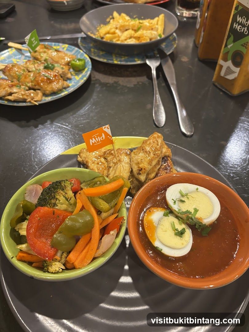 Dining Table with Food