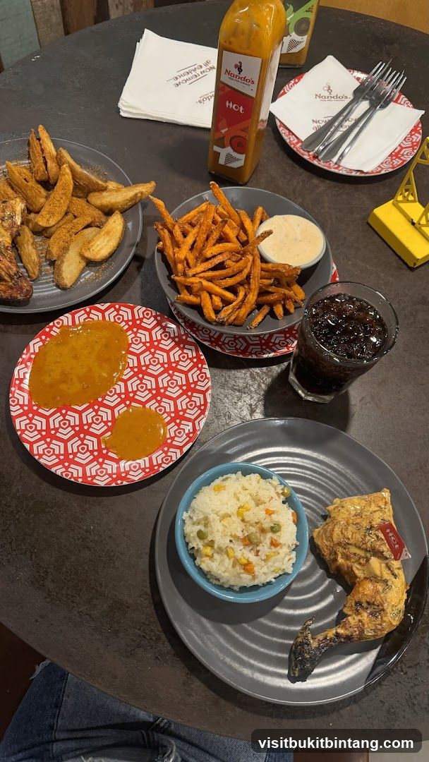 Food Spread on Table