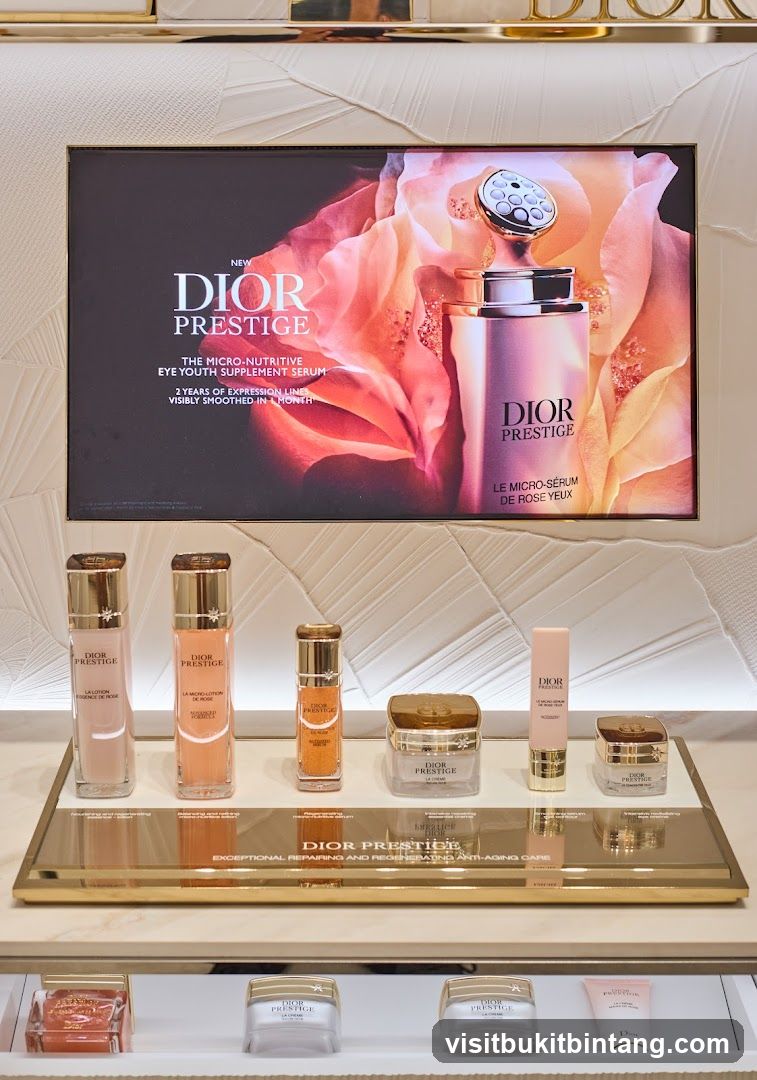Dior Prestige Skincare Display