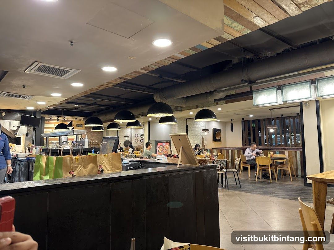 Interior of a coffee shop or cafe