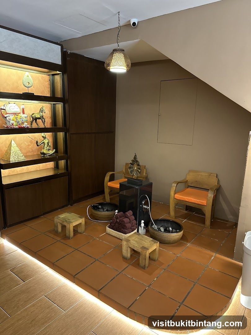 Spa Foot Soak Area