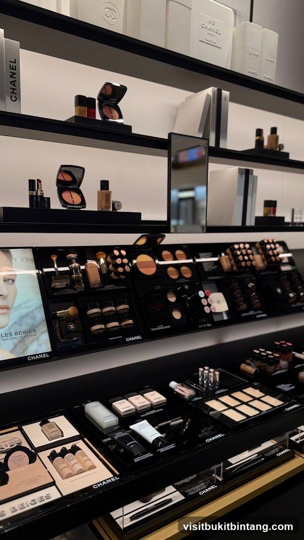 Chanel Makeup Display