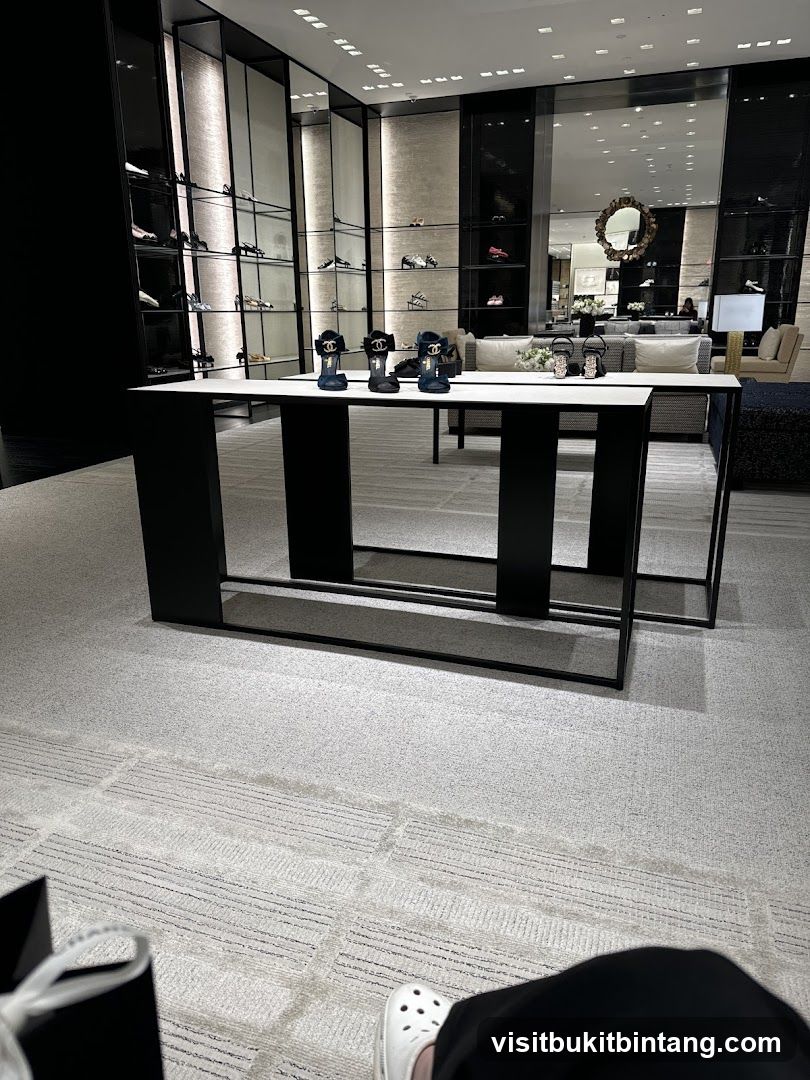 Chanel Shoe Display