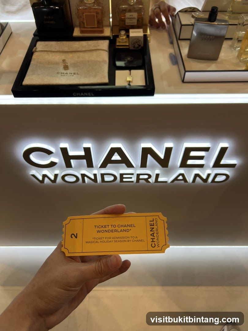 Chanel Wonderland Ticket
