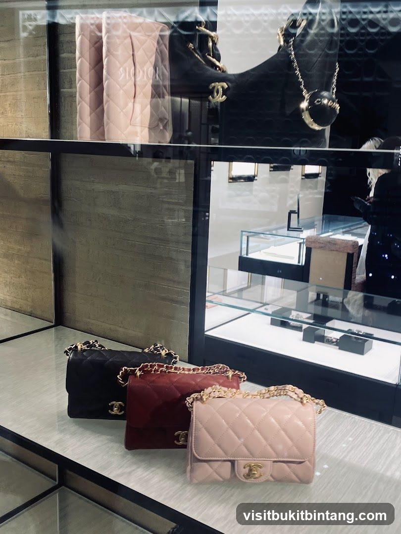 Chanel Handbags Display