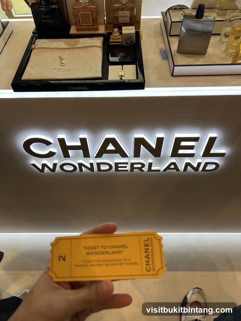 Chanel Wonderland Display