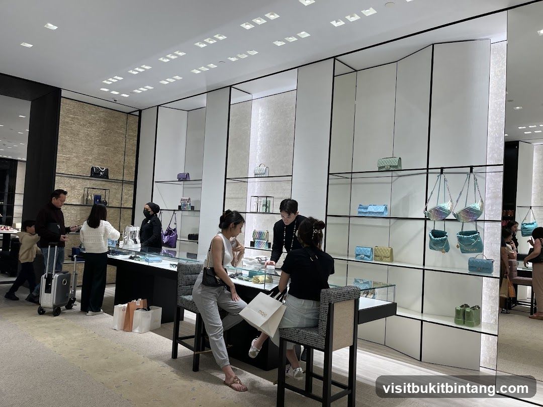 Luxury Handbag Store Interior