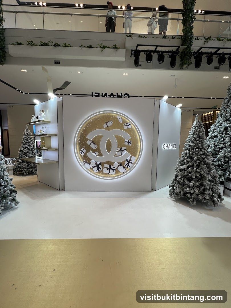 Chanel Holiday Display