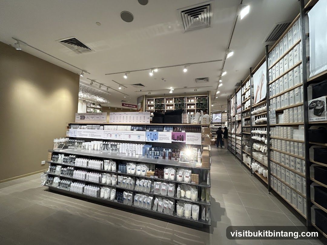 Interior of a retail store