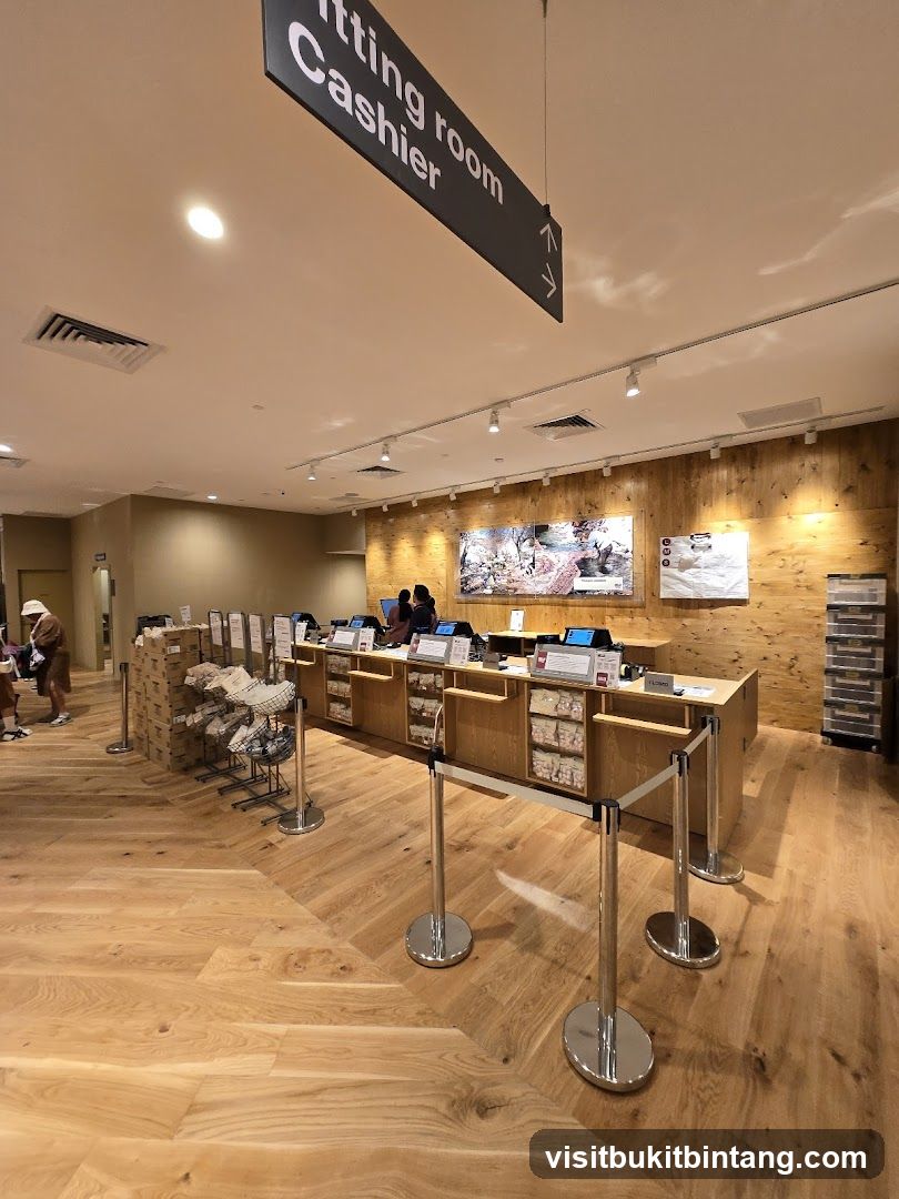 Store Interior with Cashier Area