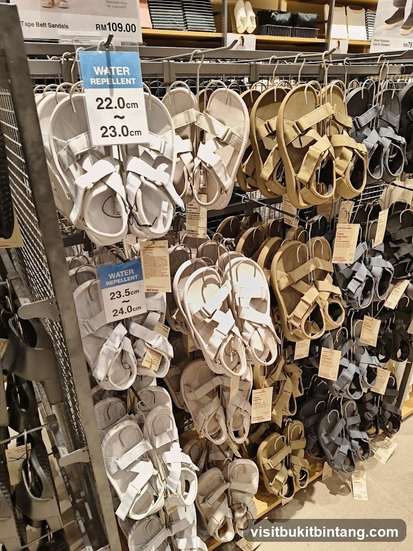 Sandals Display