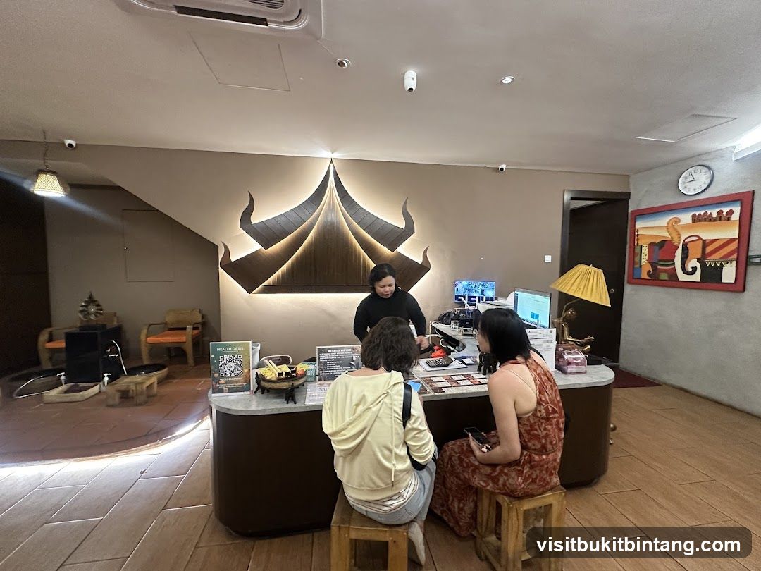 Spa Reception Area