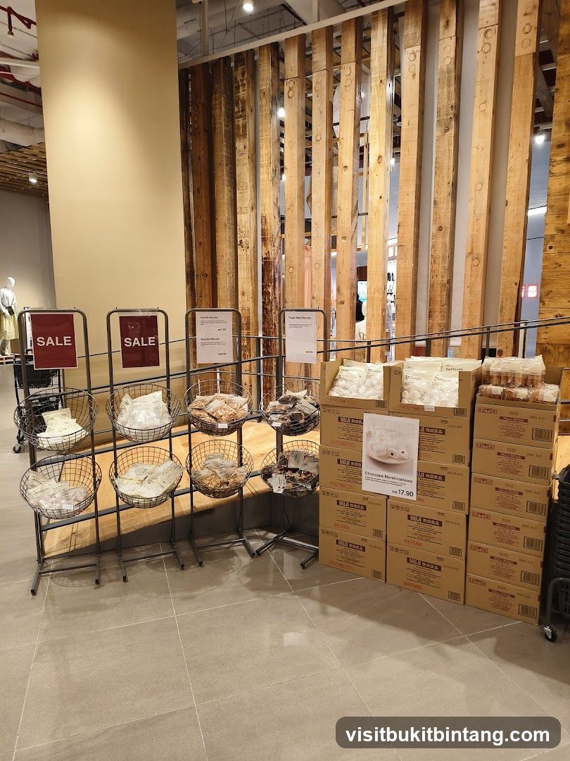 Sale Display with Snacks