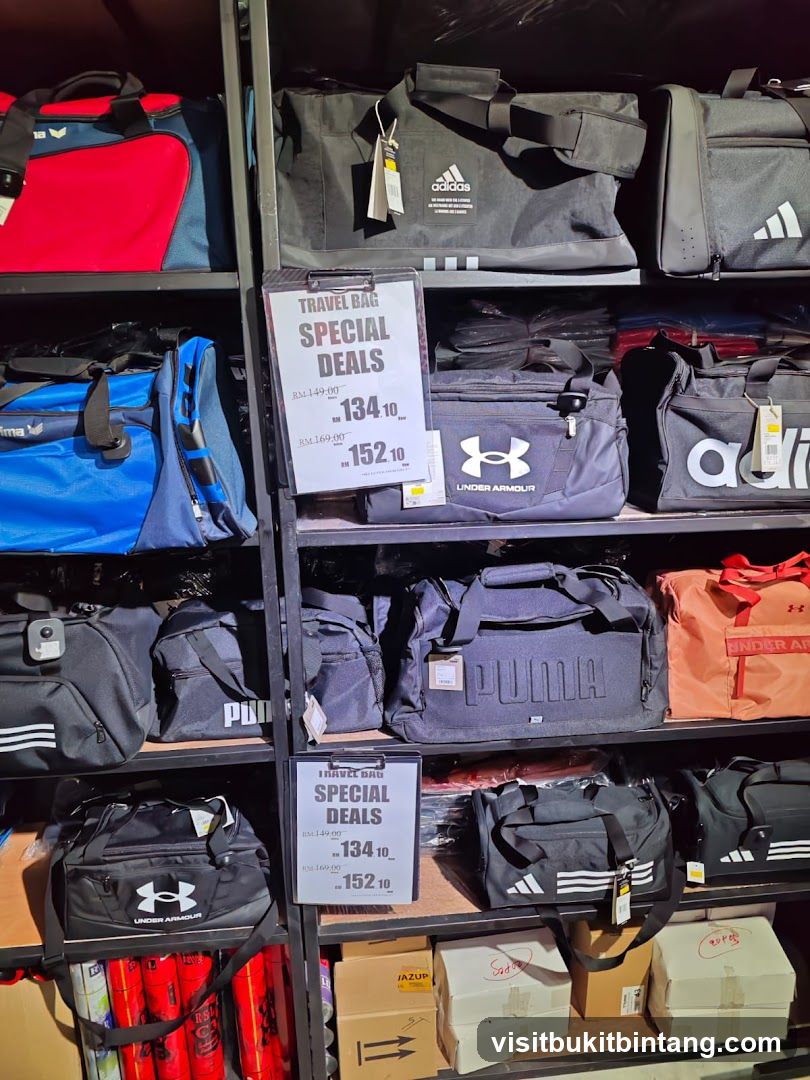 Sports Bags Display