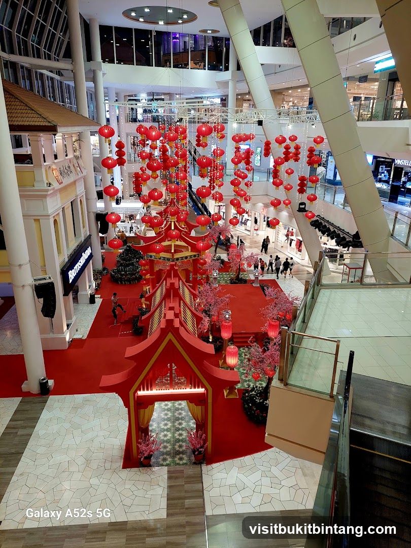 Chinese New Year Decorations in a Mall
