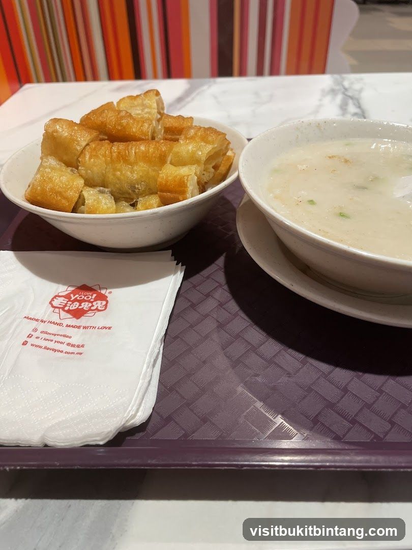 Congee and Fried Dough Sticks