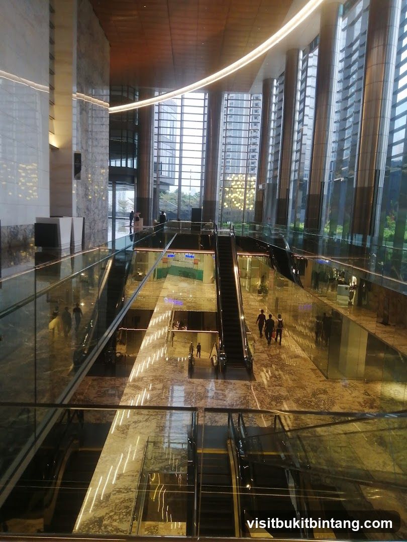 Modern Atrium with Escalators