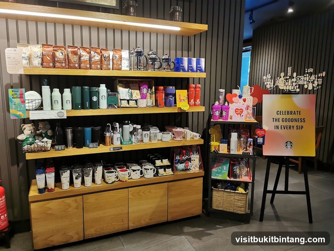 Starbucks Merchandise Display