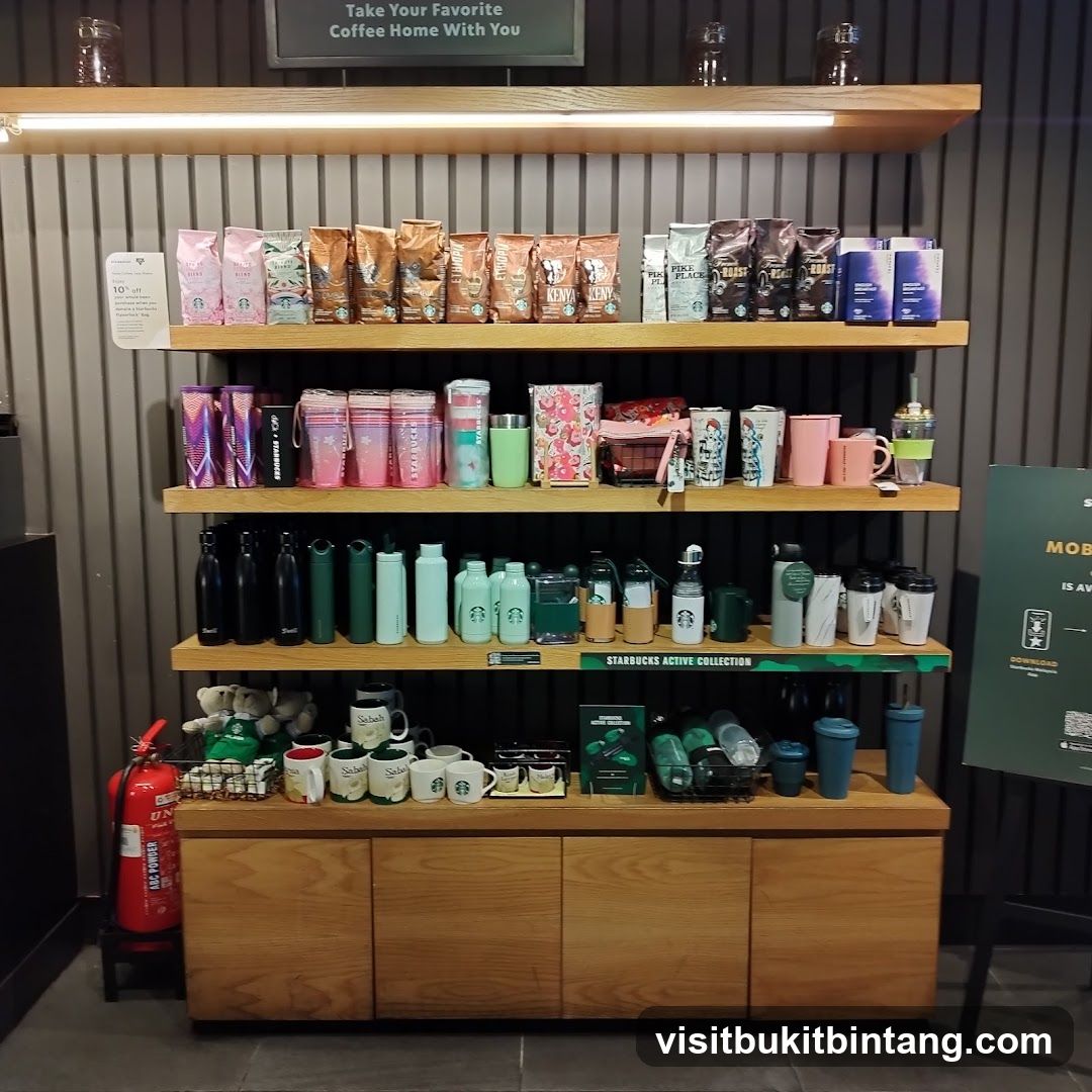 Starbucks Merchandise Display