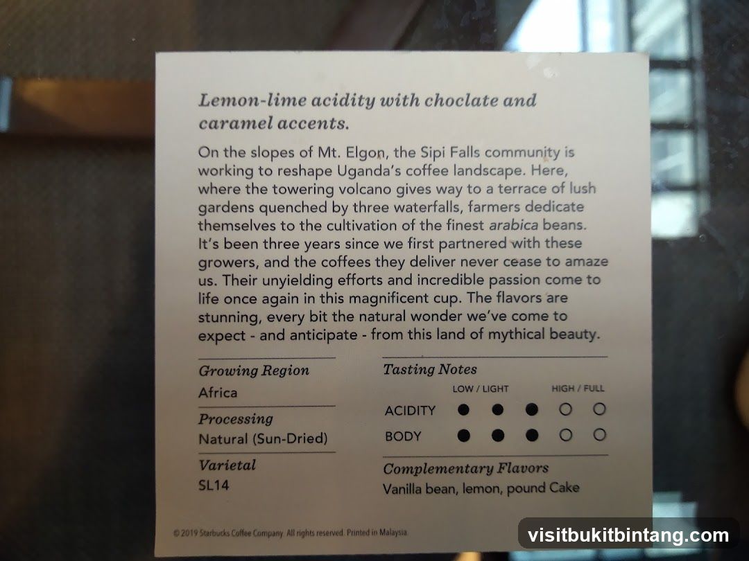 Coffee Tasting Notes
