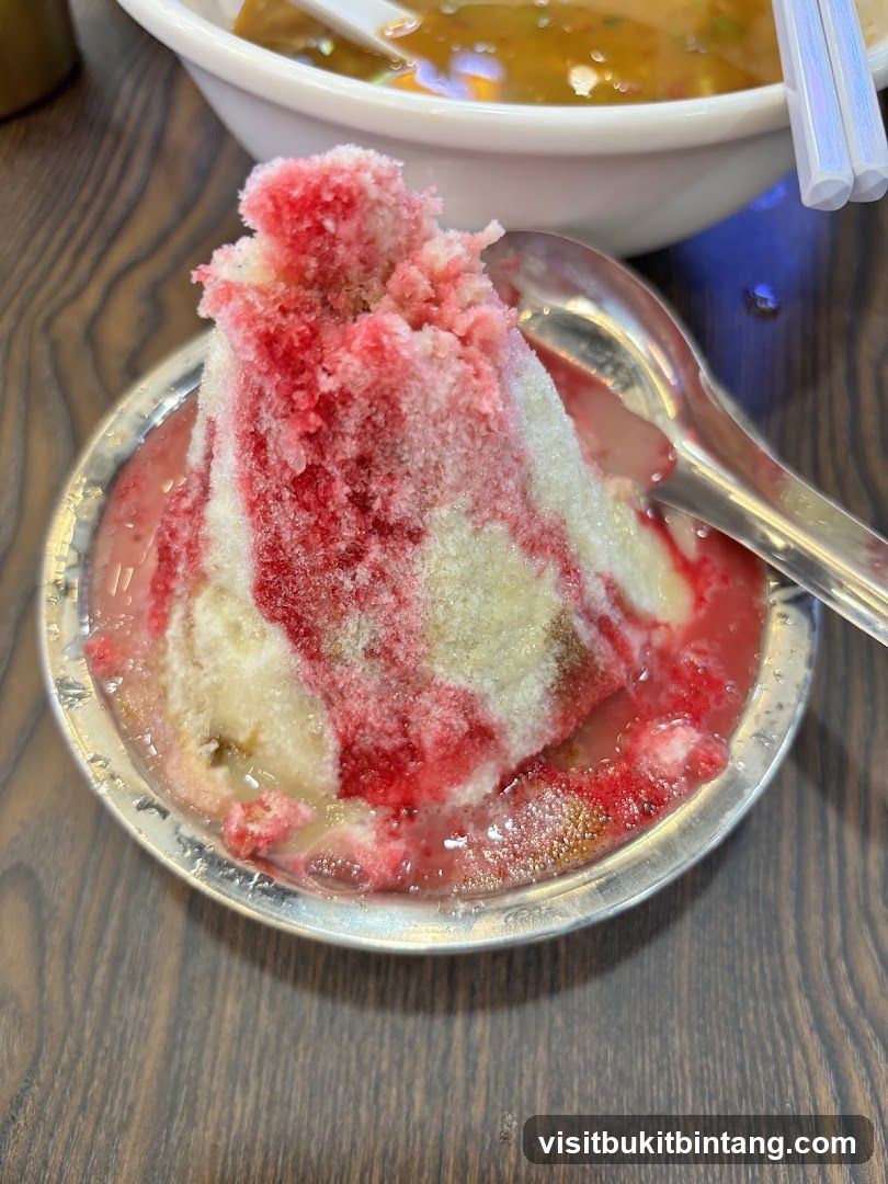 Shaved Ice Dessert