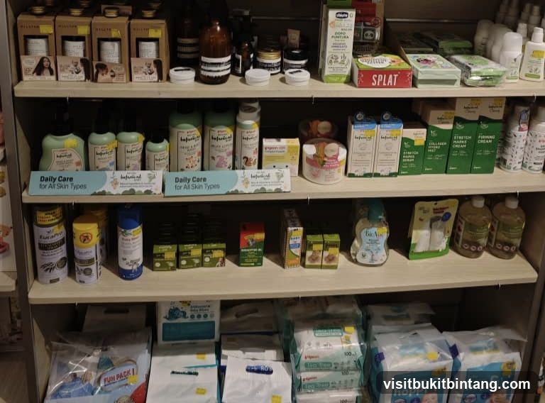 Various Products on Shelves